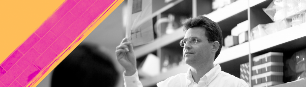 LJI Professor and Director of Academic Affairs Michael Croft, Ph.D., in his laboratory. Taken in 2007.